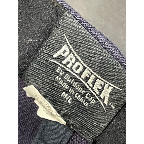 SE Shooting Star hat cap 6" fitted medium large Pro Flex Brewer blue red - Picture 6 of 8